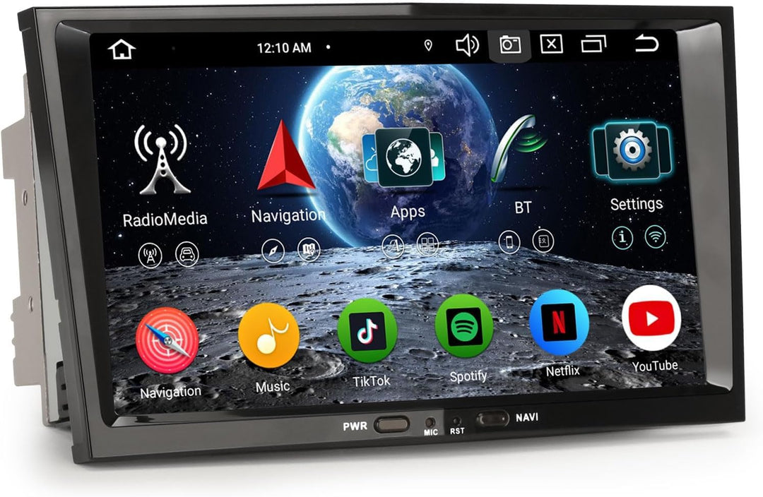 Erisin 8-Kern 4GB+64GB Android 14 GPS Autoradio Bluetooth Navigation für Opel Antara Astra H Corsa C