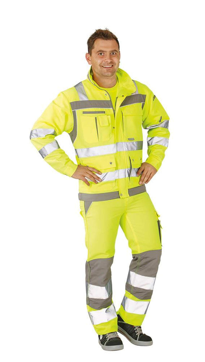 Grösse 106 Unisex Planam Plaline Warnschutz Blouson gelb zink Modell 5601 106 Gelb/Zink, 106 Gelb/Zi