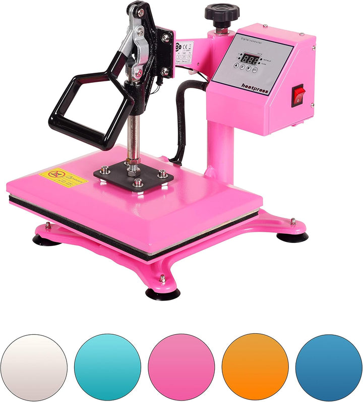 RICOO Transferpresse Heizpresse 30x23 cm Profi Schwenkbar Hitzepresse für T-Shirt Druckpresse Power