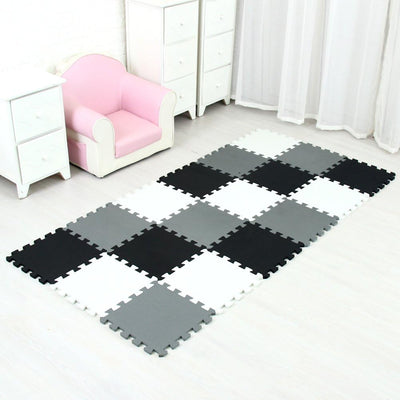 MQIAOHAM 18 pcs krabbeldecke wasserdicht Teppich Kinder Matte für Baby Puzzle Boden matten Play Gym