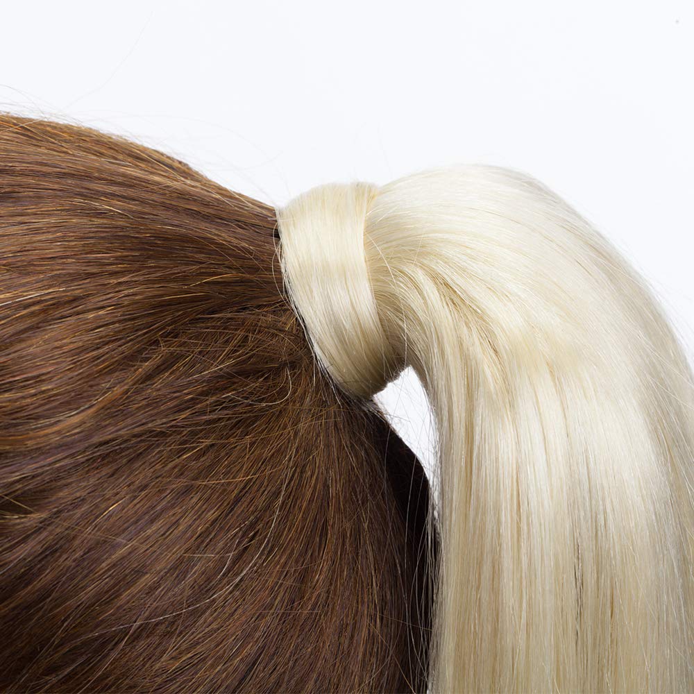 SEGO Pferdeschwanz Haarteil Echthaar Zopf Clip in Ponytail Extension Haar Haarverlängerung Hair Piec