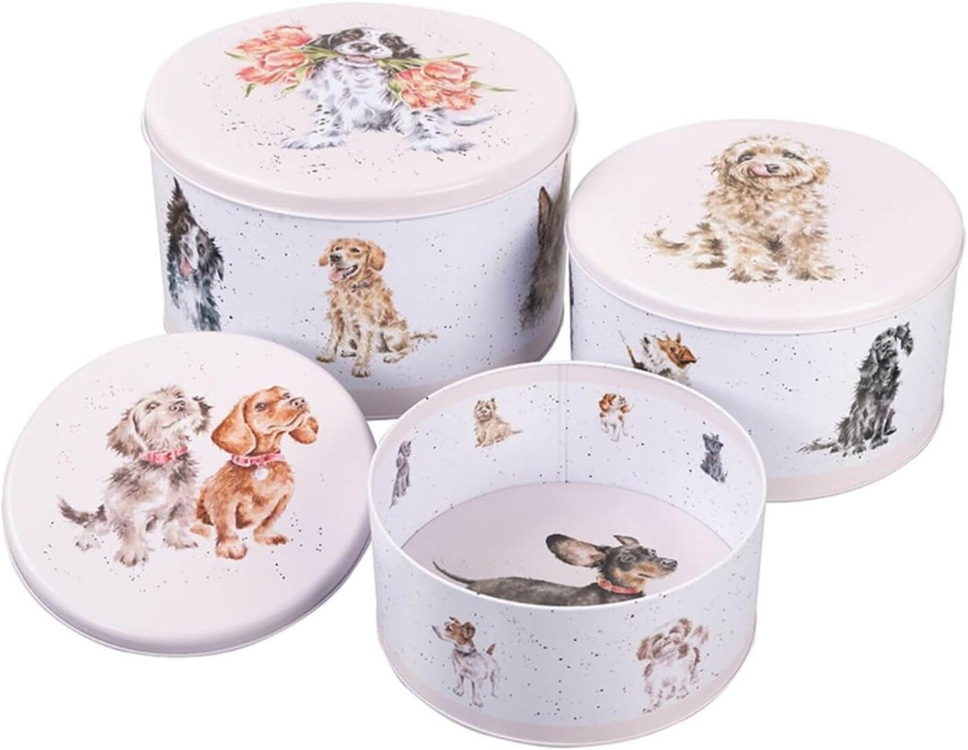 Wrendale Designs by Hannah Dale - A Dog's Life Kuchenform, 250 mm, 225 mm und 195 mm Durchmesser, A