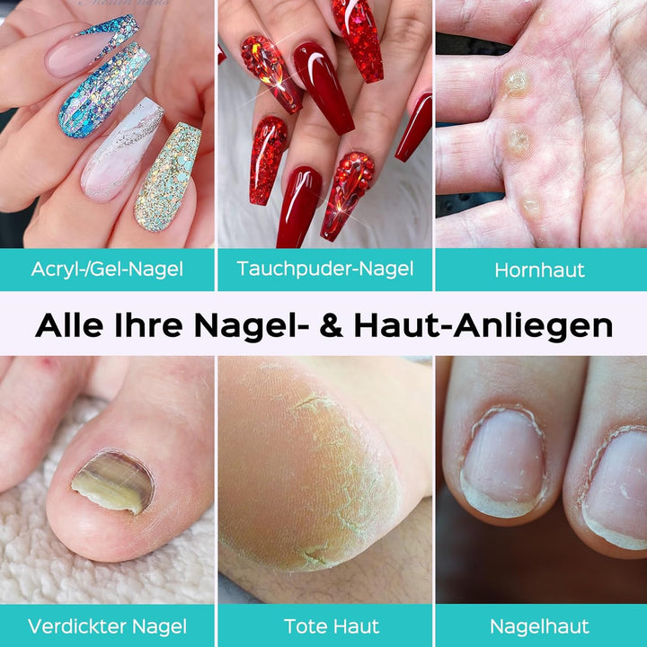 COSLUS Elektrische Nagelfräser für Gelnägel: 20000 u/Min Draht Einstellbare Geschwindigkeit and Dreh