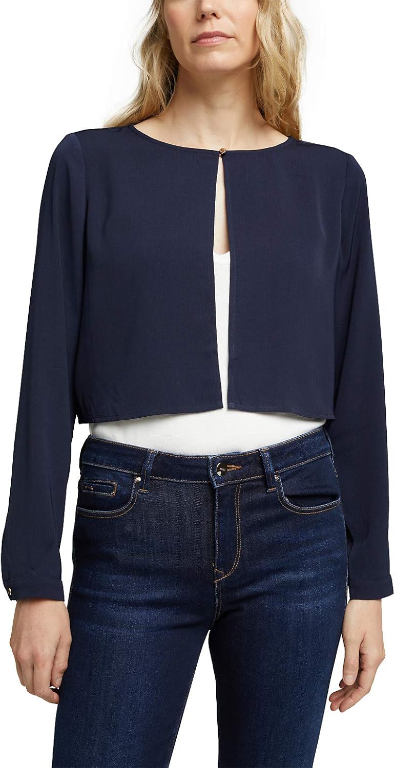 ESPRIT Damen Jacke 38 400/Navy, 38 400/Navy