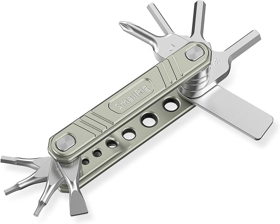 SMALLRIG 9 in 1 Faltwerkzeugset Multifuncitonal Tool Kit für Videografen - TC2713