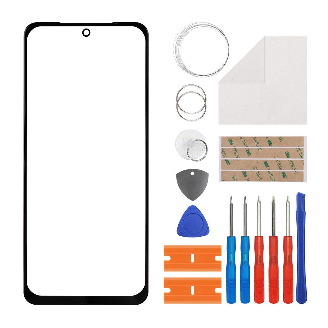 Duotipa NEU Frontglas Glas Display Reparatur Kompatibel mit Redmi Note 10 (4G) /Note 10S M2101K7AI M