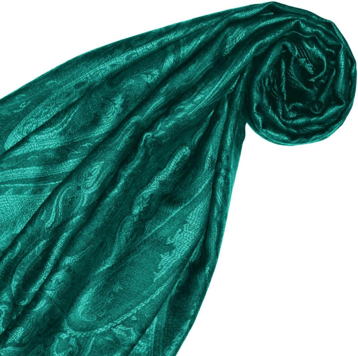Lorenzo Cana Pashmina Schal Schaltuch jacquard gewebt 100% Seide Paisley Muster Seidenschal Seidentu