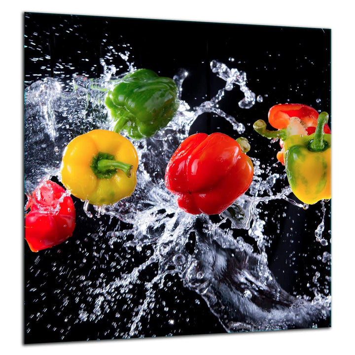 TMK ArtDeko Herdabdeckplatte 1 Teilig 60x65 cm - Spritzschutz Herdabdeckung – Herdschutz aus Sicherh