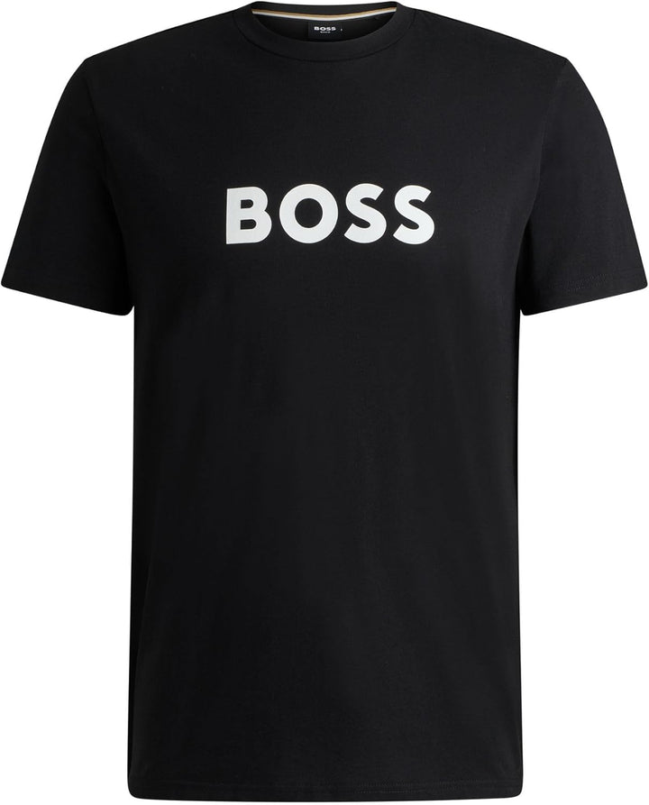 BOSS Herren Rn Beach_T_Shirt S Black1, S Black1