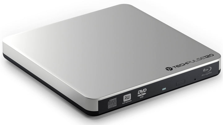 techpulse120 USB 3.0 Typ-C externer Blu-ray Brenner 3D M-Disc BDXL 100GB Burner Superdrive Blueray L