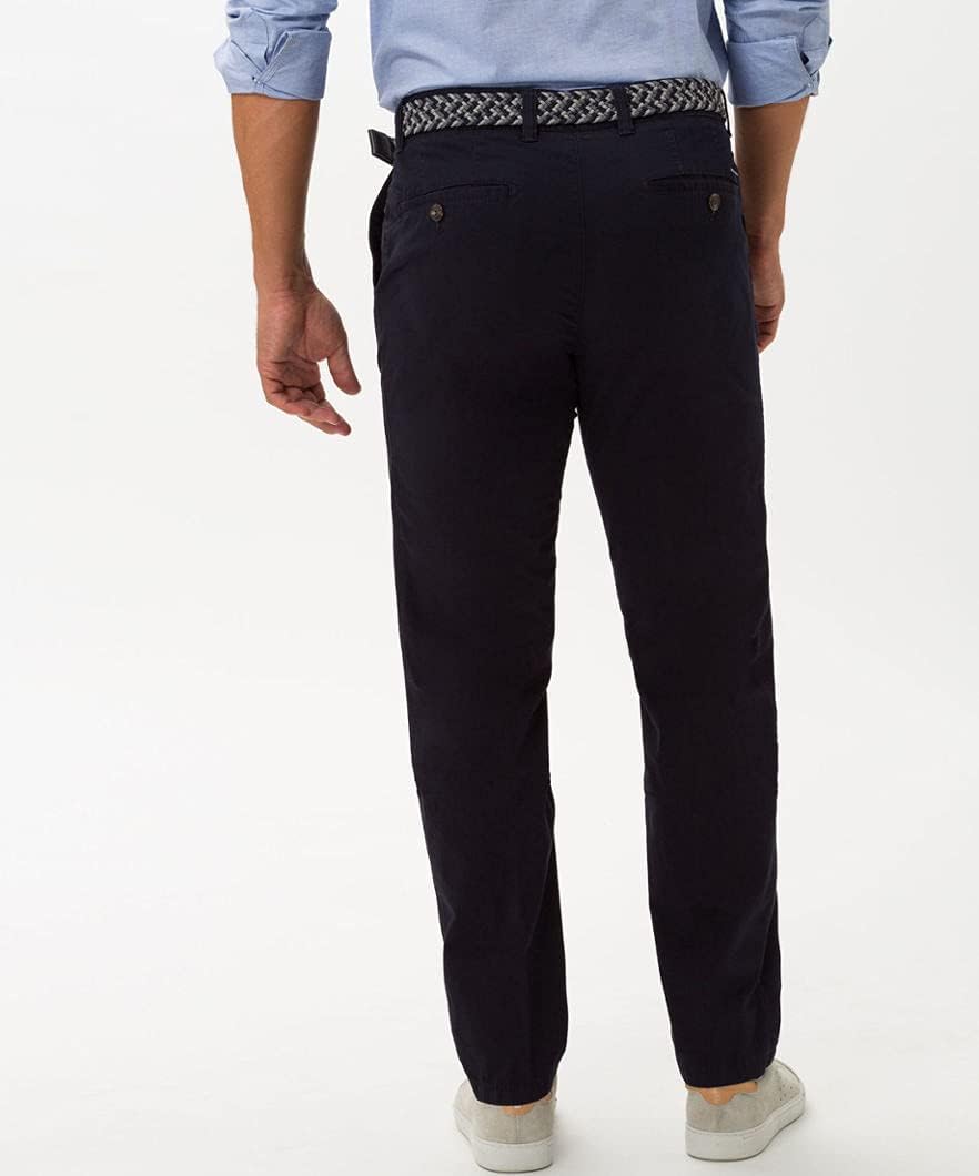 EUREX Herren Hose Jim Luxury Cotton Chino 33W / 32L Perma Blue, 33W / 32L Perma Blue