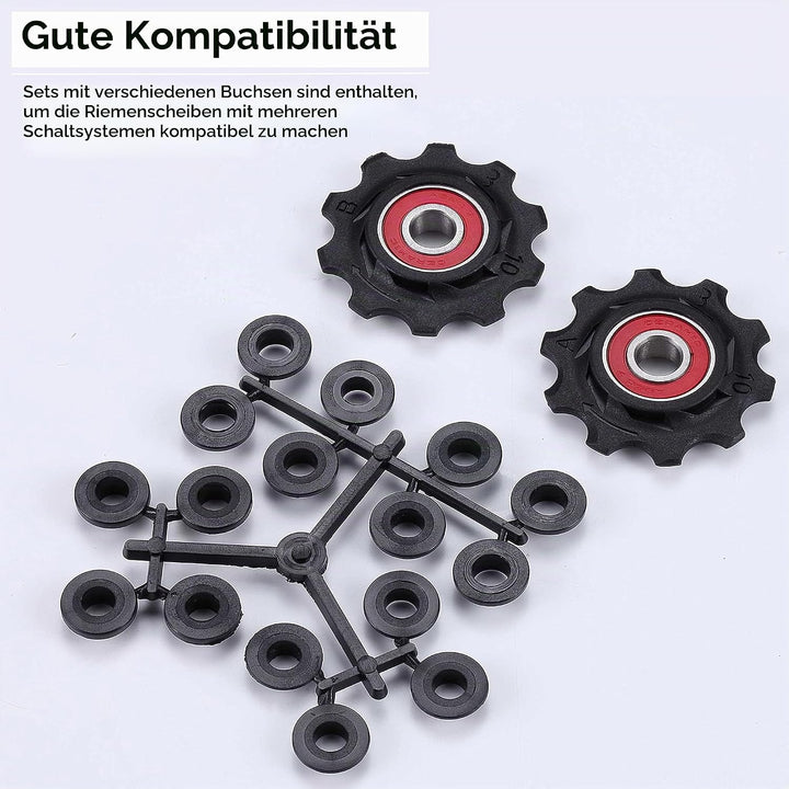 BBB Jungen Rollerboys Bdp-11 Schaltrollen, Keramik-schwarz, 10 Zähne
