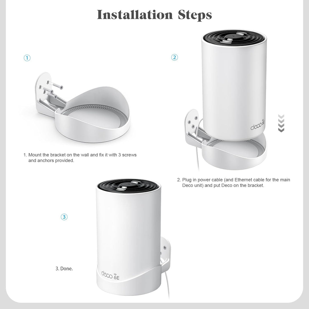 Wandhalterung für TP-Link Deco XE75 Pro/XE75/PX50 (3er-Pack)