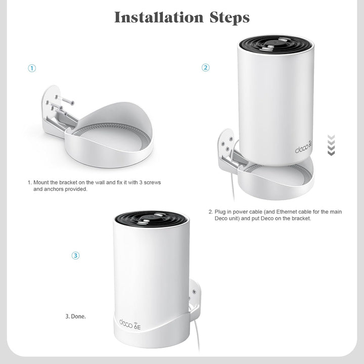 Wandhalterung für TP-Link Deco XE75 Pro/XE75/PX50 (3er-Pack)