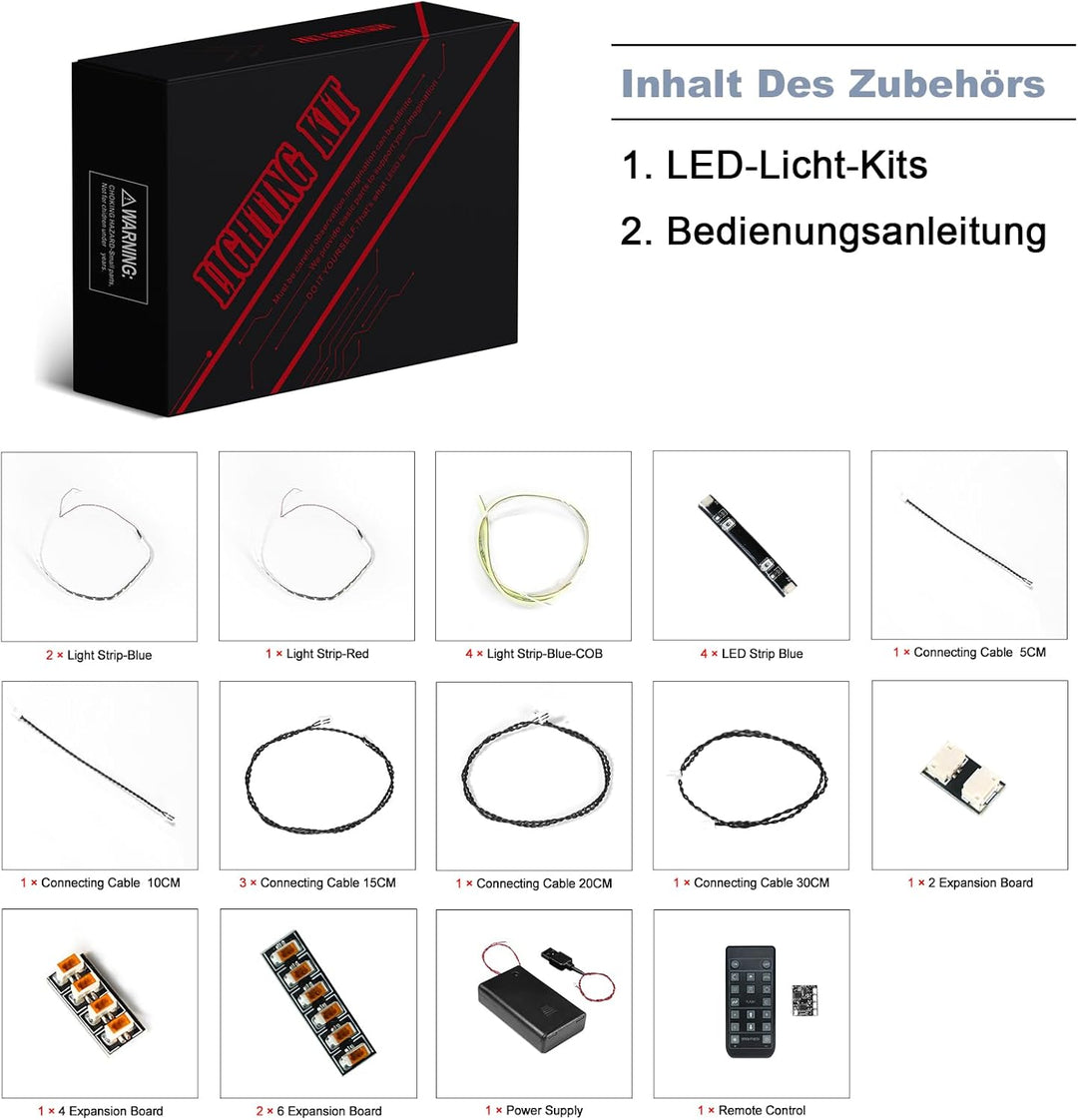Fernbedienung Licht-Kit für Lego 42171 Mercedes-AMG F1 W14 E Performance (Nicht Lego), Led Beleuchtu