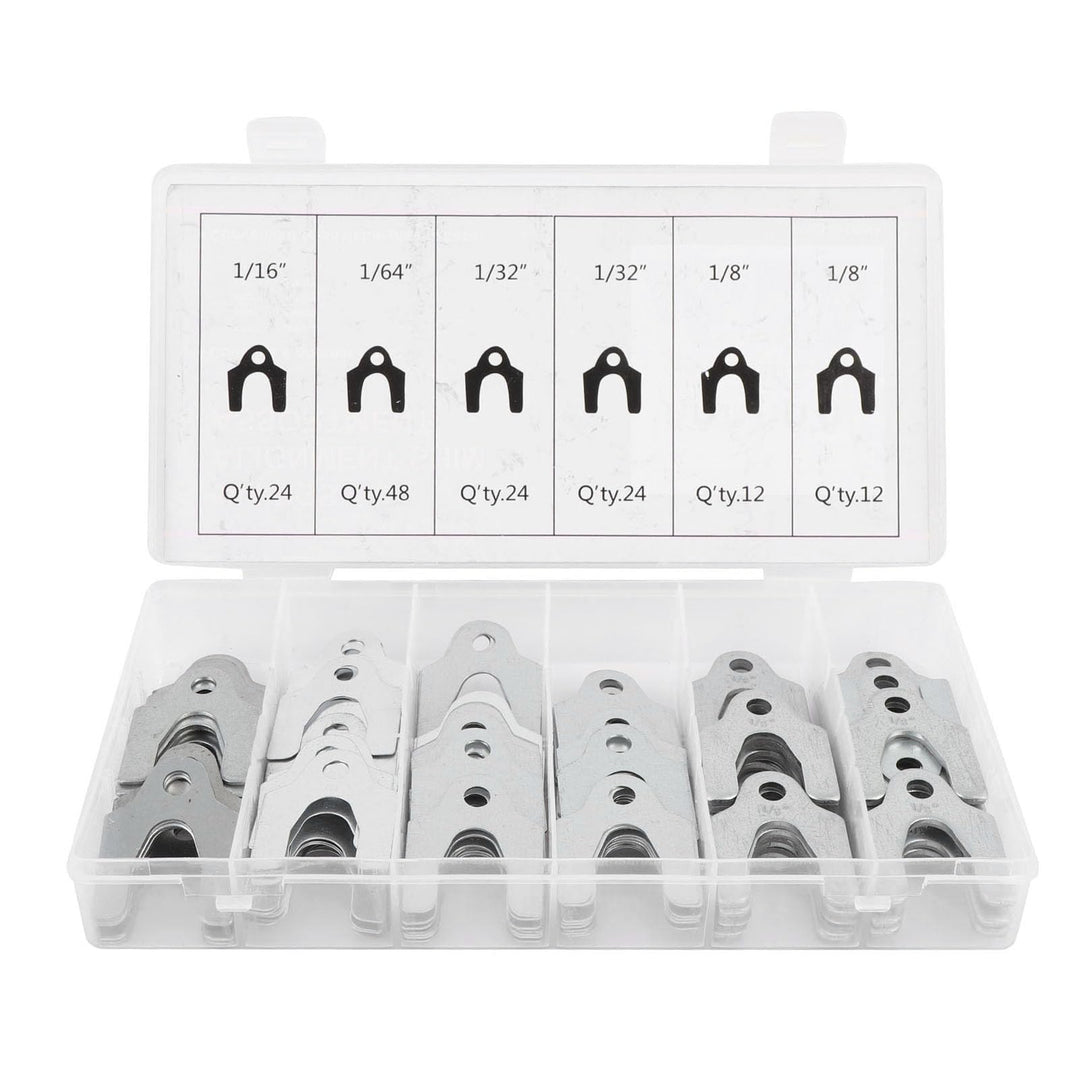 CHICIRIS 144pcs Auto Alignment Body Shim Kit Zum Einstellen von Körperteilen oder Sturzausrichtungss