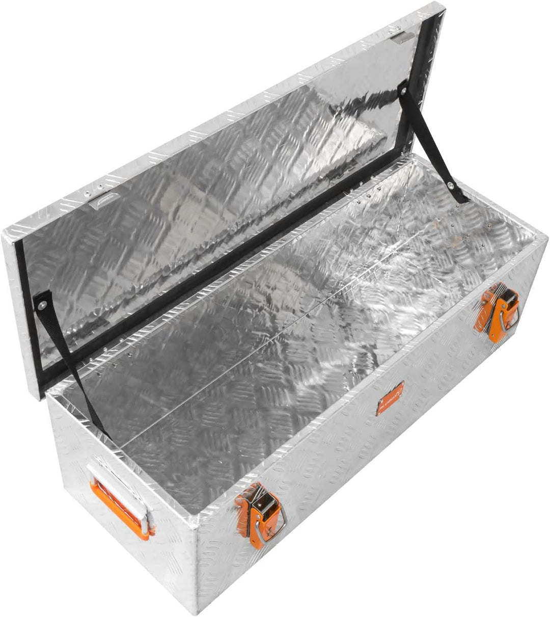 alubox Werkzeugkiste Riffelblech ABX-RL60 Aluminium 1,5mm Werkzeugkiste leicht und robust 60 Liter 0