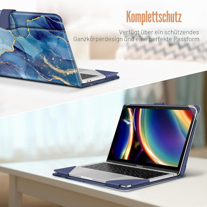 Fintie Hülle Kompatibel mit MacBook Air 13.6 (2026-2022 M5 M4 M3 M2), MacBook Air 13 (2020-2018 M1)