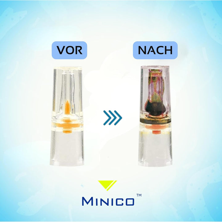 MINICO Zigarettenfilter Anti Teer Filter für Zigaretten, Regular 550 Stück Zigarettenfilter Aufsatz