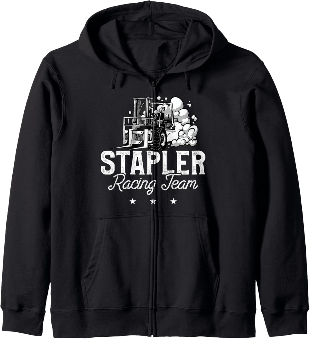 Stapler Racing Team Staplerfahrer Gabelstapler Kapuzenjacke