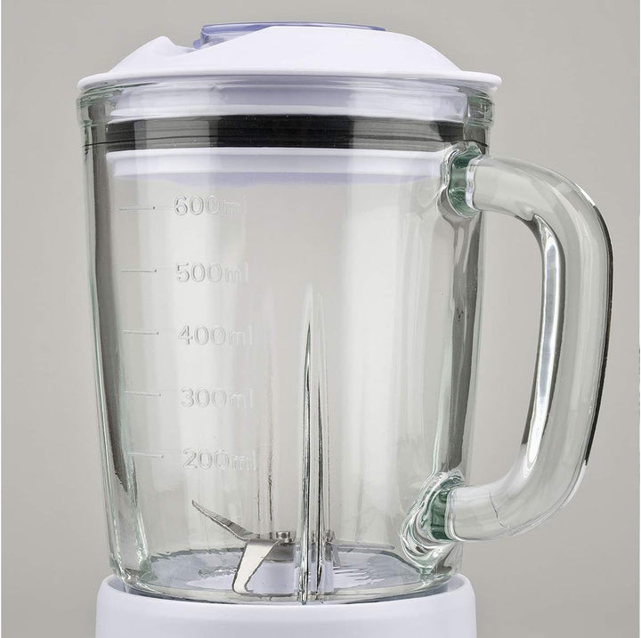 Girmi FR23 Elektrischer Standmixer, 300 W, Becher aus Glas, 2 Geschwindigkeitsstufen, 4 Klingen aus