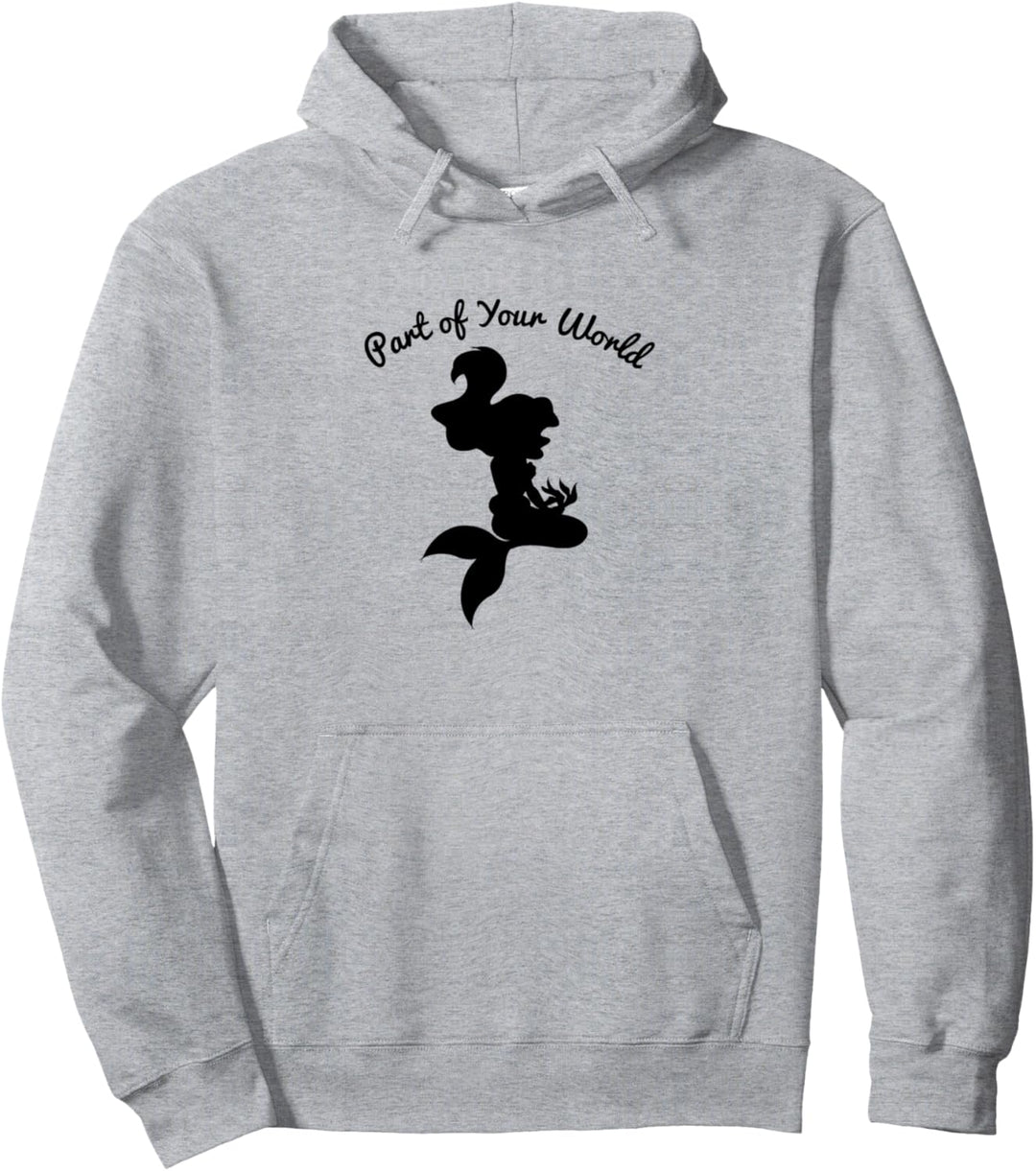 Disney The Little Mermaid Ariel Silhouette Pullover Hoodie