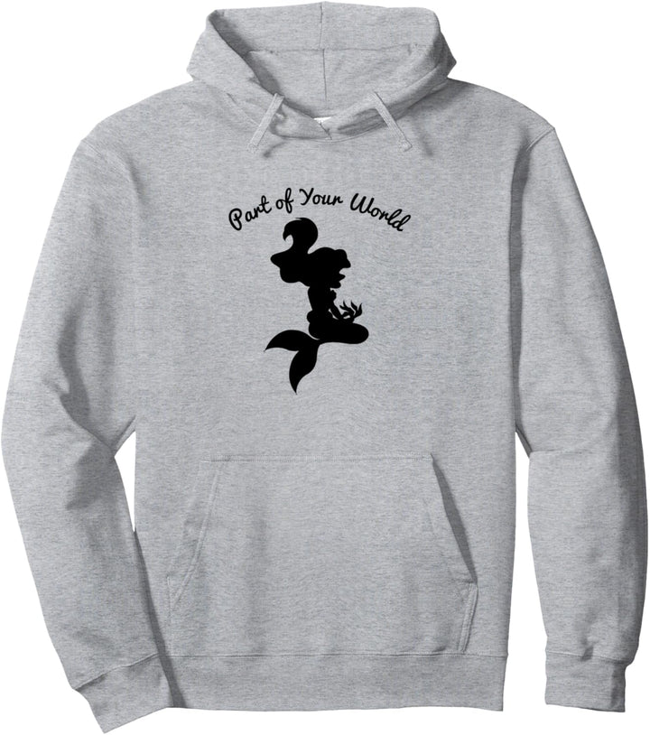 Disney The Little Mermaid Ariel Silhouette Pullover Hoodie
