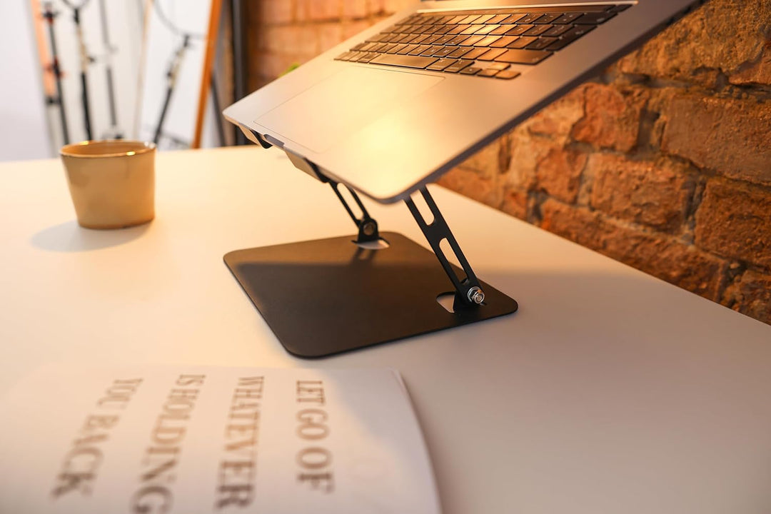 Laptop Ständer Höhenverstellbar – Notebook/Tablet Halterung Ergonomisch & Stabil – Stahl Ständer Sch