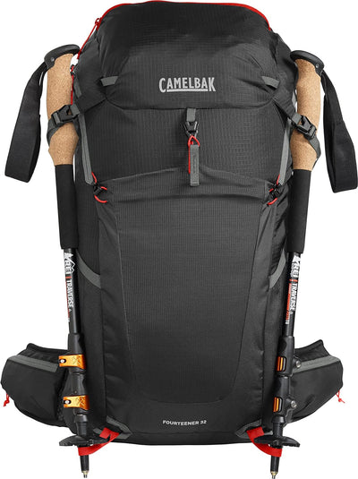 Camelbak Fourteener 32 Rucksack Trinkrucksack Schwarz/Roter Mohn, Schwarz/Roter Mohn