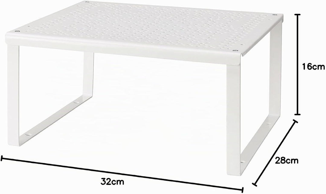 2 Stück - XIKEA VARIERA -Einlegeboden weiss - 32x28x16 cm
