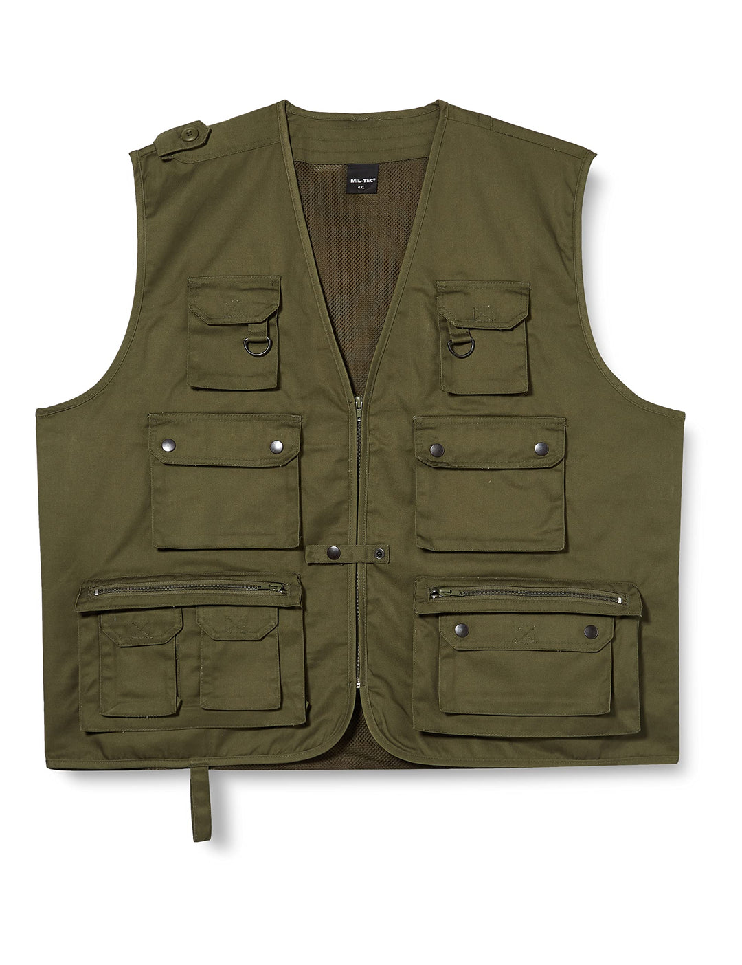 Mil-Tec Herren Jagd-u Weste 4XL Oliv, 4XL Oliv
