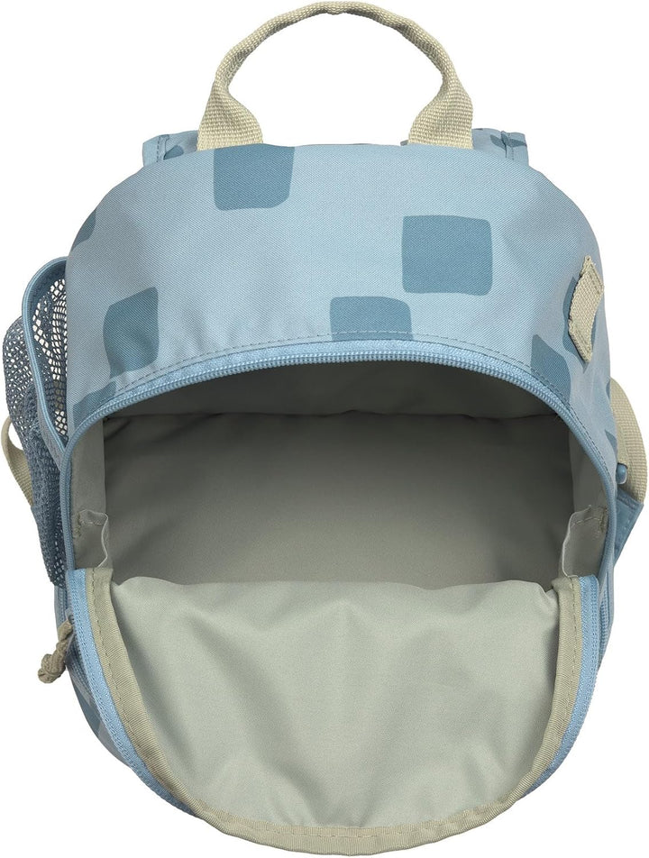 LÄSSIG Mini Kinderrucksack 6,5L ab 3 Jahren Pattern Party blue Blau, Blau