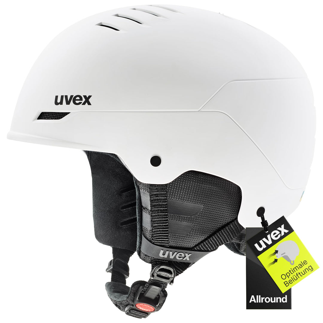 uvex Wanted, verstellbarer Ski- & Snowboardhelm mit verschliessbarem Belüftungssystem für Damen & He
