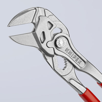 KNIPEX Zangenschlüssel, klein, Multi-Schraubenschlüssel, Chrom-Vanadium, Rostschutz verchromt, 150 m