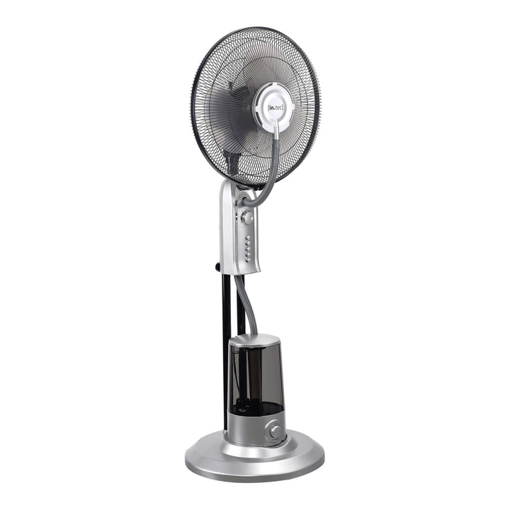 in.tec Nebelventilator 75W mit Wassernebel mit 3 Geschwindigkeitsstufen Standventilator Ventilator B