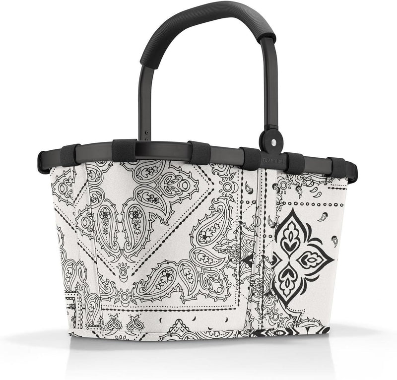 reisenthel carrybag frame bandana white Stabiler Einkaufskorb mit viel Stauraum und praktischer Inne