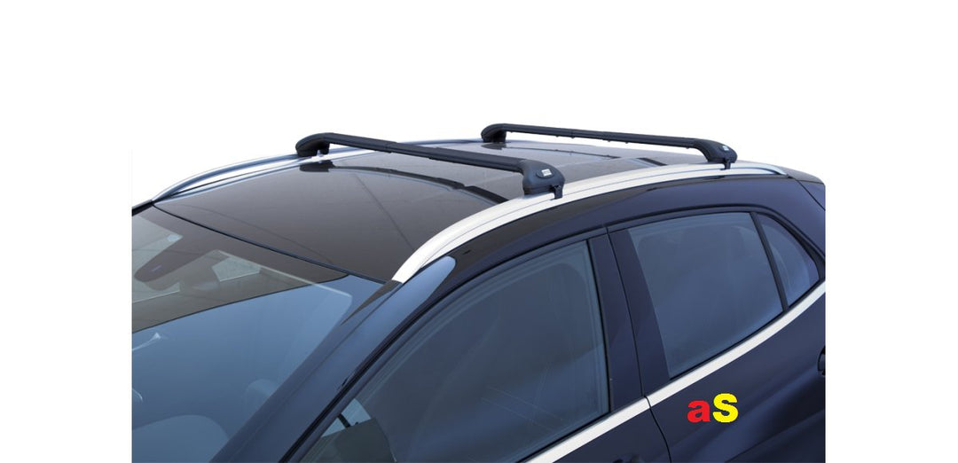 Dachträger VIVA2 für Hyundai IX35 ab 2009 2010 2011 2012 2013 2014 2015 2016 schwarz, Schwarz