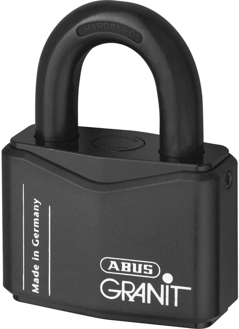 ABUS 43118 Vorhängeschloss, schwarz, 70mm ohne Sicherungskarte 70mm, ohne Sicherungskarte 70mm