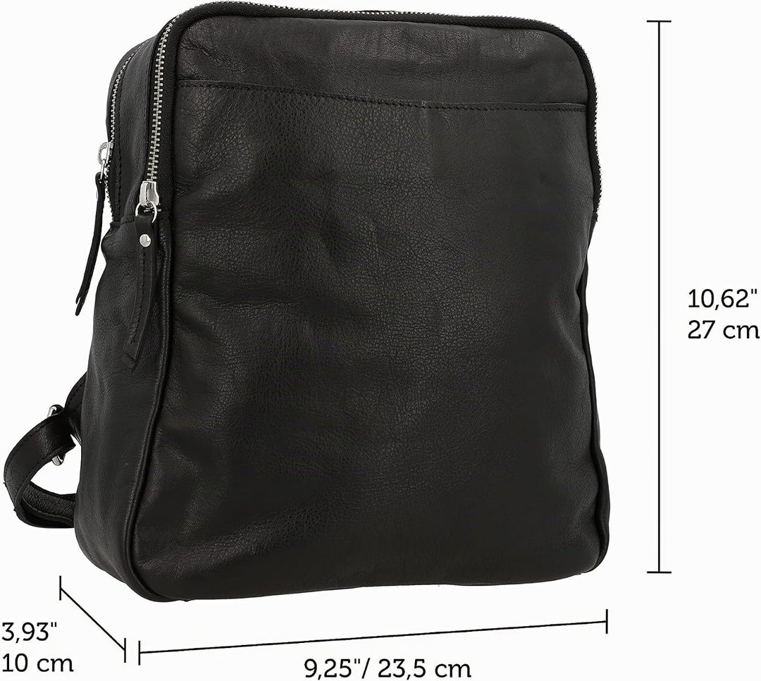Gusti Rucksack Leder - Kelly Cityrucksack Lederrucksack Daypack Tagesrucksack Minirucksack klein Dam