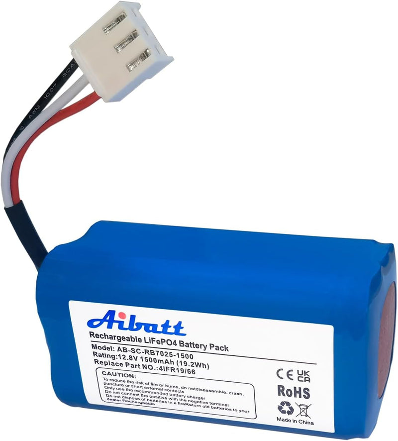 Aibatt 1500mAh akku,Ersatzakku für Severin Chill RB7025, RB-7025, RB-7720 Staubsauger, Ersatz für 44