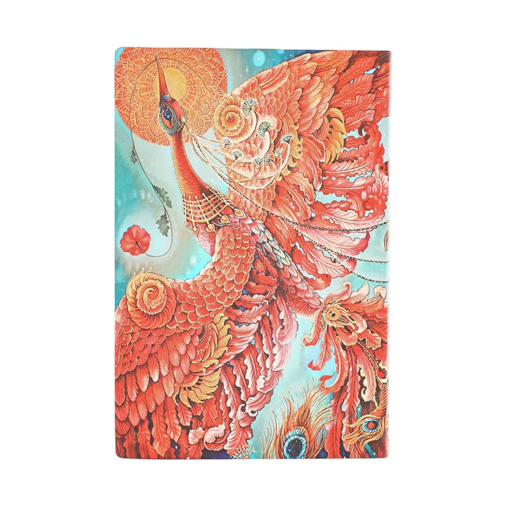 2026 Firebird (Birds of Happiness) Mini 12-month Horizontal Softcover Flexi Dayplanner 2026 (Elastic