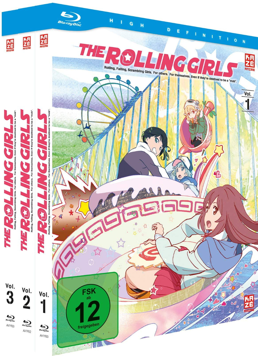 Rolling Girls - Gesamtausgabe - Bundle - Vol.1-3 - [Blu-ray], Blu-ray