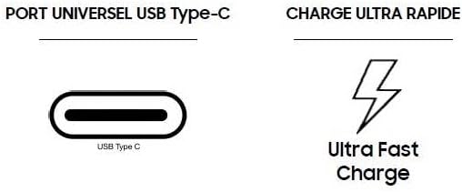 Samsung USB-C-Ladegerät, 25 W, ultraschnell, Adapter USB C auf USB, Schnellladegerät, Original-Ladeg