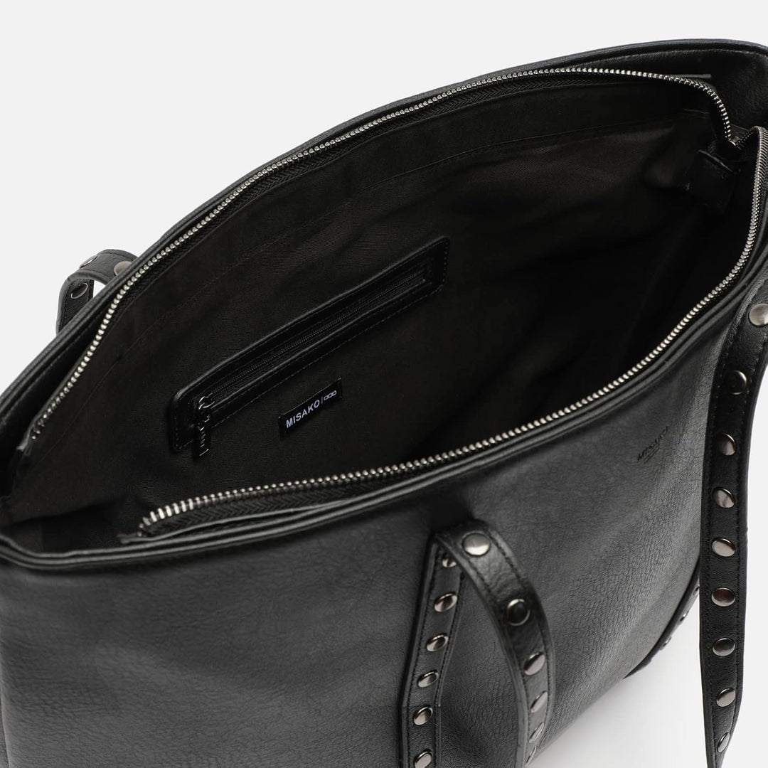 MISAKO WATTY BAG - Mittlere Tasche Frau - 44X30X15 CM - Black