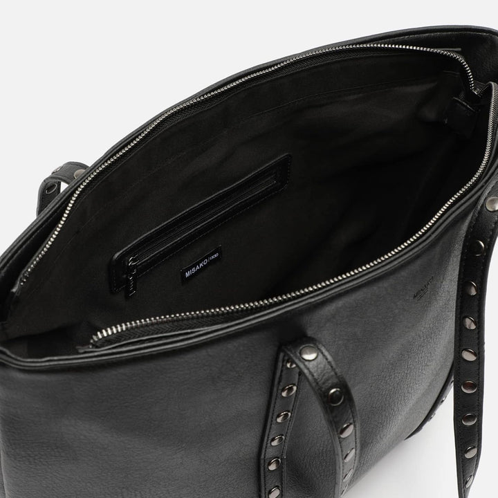 MISAKO WATTY BAG - Mittlere Tasche Frau - 44X30X15 CM - Black