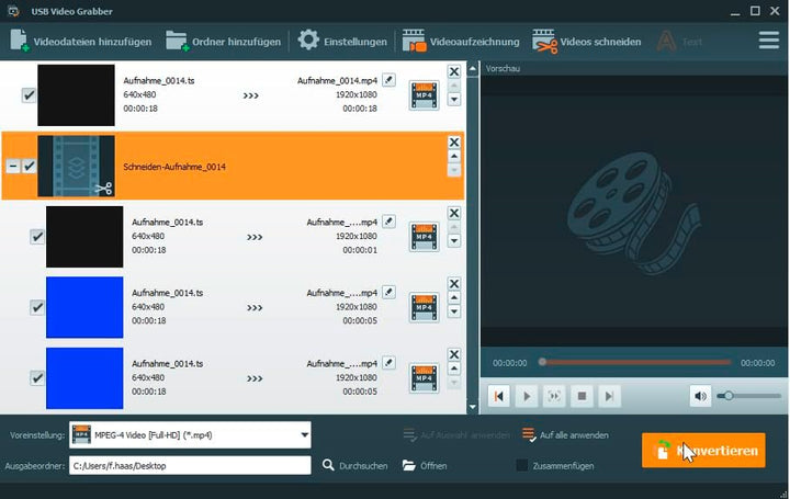 Videokassetten Digitalisieren - analog Audio und Video Konverter - VHS Kassetten digitalisieren - vo