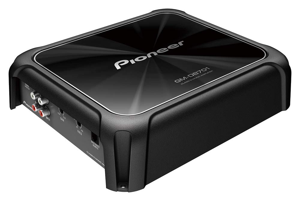 Pioneer GM-D8701 Class-D-Mono-Verstärker mit fernbedienbarem Bass Boost (1.600 W), Sensor für Lautsp