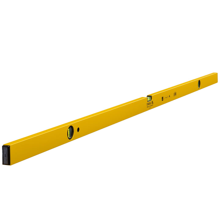 STABILA Wasserwaage Type 70-2, 180 cm, leichtes Alu-Profil, 1 Horizontal-Libelle, 2 Vertikal-Libelle