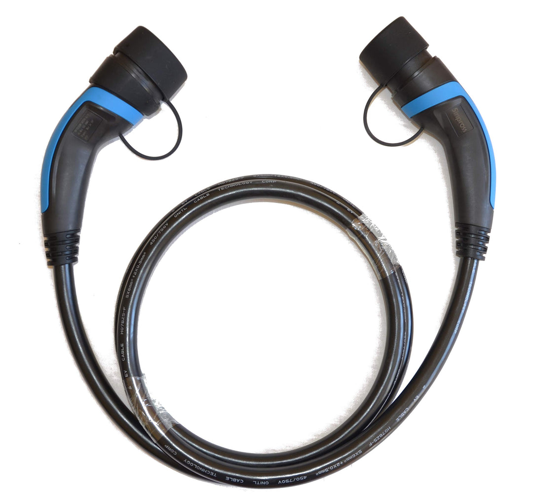 Sinpross EV Ladekabel Typ 2, 32A, AC, 7,2kW or 22kW (7,2kW/ 1P/ 2,5M), 7,2kW/ 1P/ 2,5M