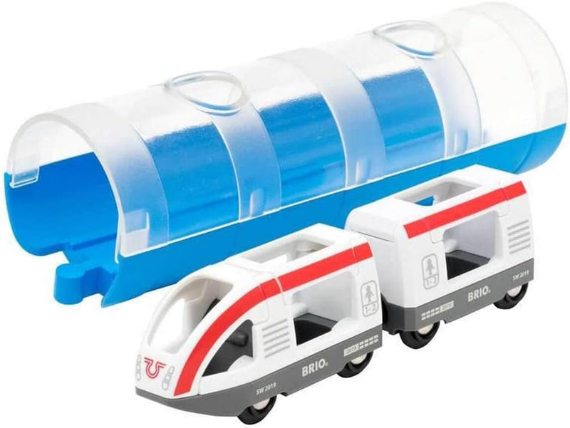 BRIO World 33890 Tunnel Box Reisezug - Zubehör für die BRIO Holzeisenbahn – Empfohlen für Kinder ab